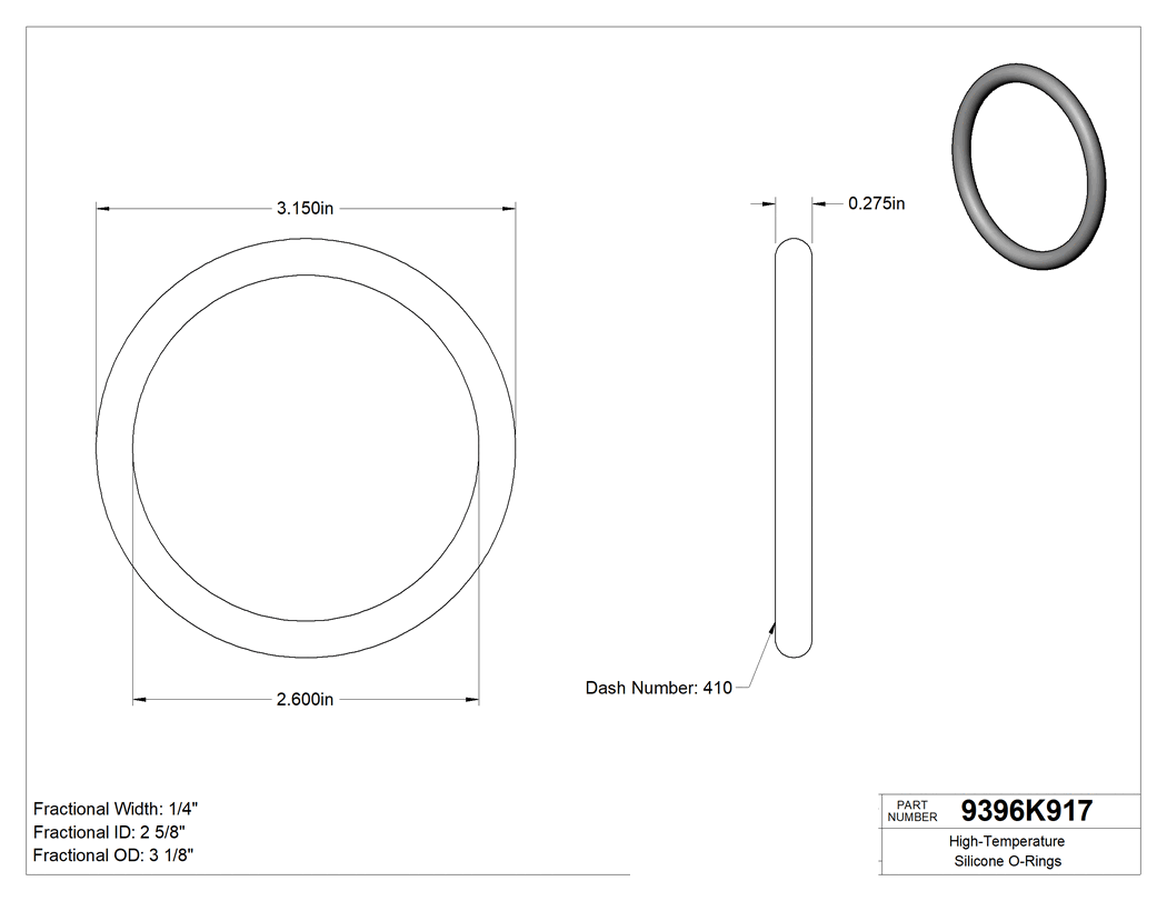 Technical drawing - 9396K917